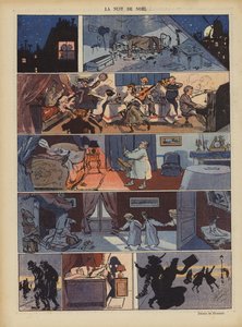 Juleaften. Illustration til Le Rire