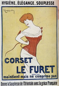 Reklame "" korset Le Ferret"" - af Leonetto Cappiello (1875-1942), i "" Le Cri de Paris"" af Leonetto Cappiello