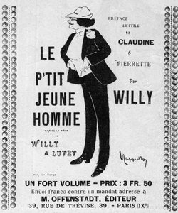 FLEECE EMILIE MARIE BOUCHU i ""Den lille unge mand"" af Leonetto Cappiello
