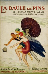 Fransk reklame af Leonetto Cappiello for "societe Generale fonciere" i La Baule les Pins, Frankrig, 30