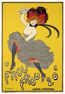 Le Frou-Frou (1899) åbningsnummer af Leonetto Cappiello