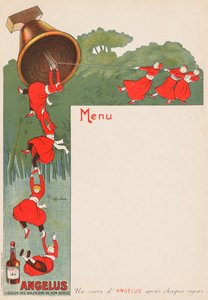 Menuside (Angelus: Liqueur of the Salesians of Don Bosco) af Leonetto Cappiello