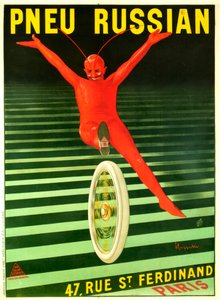 Pneu russisk-amerikansk af Leonetto Cappiello