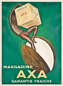 Plakat, der reklamerer for Axa margarine, 1931