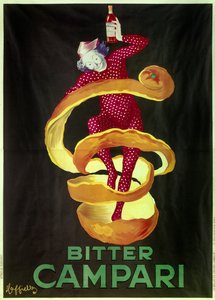 Plakat til aperitif Bitter Campari. Illustration af Leonetto Cappiello (1875-1942) 1921 Paris, dekorativ kunst