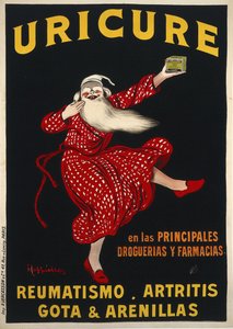 Uricure, ca. 1910. af Leonetto Cappiello
