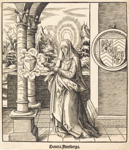 Saint-Amelberga af Leonhard Beck