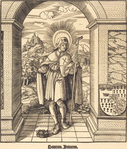 Sankt Jodocus af Leonhard Beck