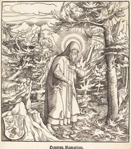 Sankt Ramaricus af Leonhard Beck