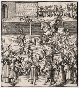 Kunsten at dyste og vippe, 1513-1518. af Leonhard Beck