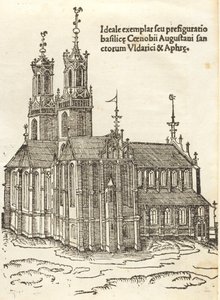 Herlige Kristi bekendere Uldaricus og Sympertus af Leonhard Beck and Berno of Reichenau