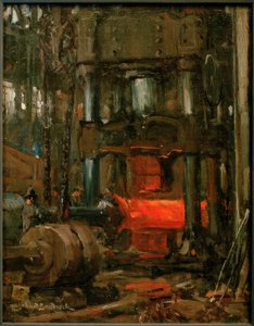 Leonhard Sandrock, hydraulisk presse