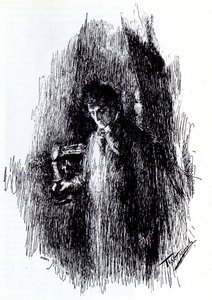 Illustration til dramaet Maskeraden af M. Lermontov, 1891 af Leonid Osipovic Pasternak
