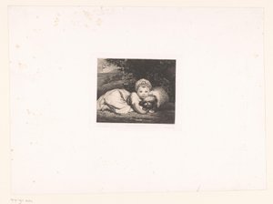 Prinsesse Sophia Matilda af Gloucester med sin hund