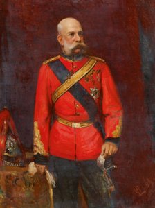 Kejser Franz Joseph I i engelsk regimentsuniform