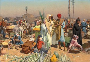 Marked i Nedre Egypten, af Leopold Karl Muller