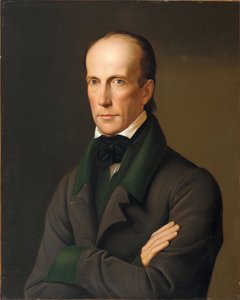Portræt af ærkehertug Johannes af Østrig (1782-1859), af Kupelwieser, Leopold (1796-1862). Olie på lærred