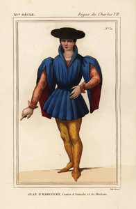 Jean VIII af Harcourt, fransk ridder, greve af Aumale og Mortain