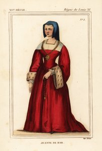 Jeanne de Bar, eneste datter af Robert de Bar, hustru til Louis de Luxembourg