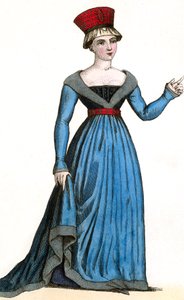 Marie de Fayel hustru til Renaud-de-Nanteuil og mor til Marguerite-de-Nanteuil, under Karl VII