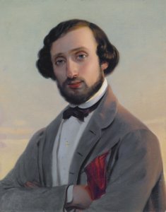 Portræt af Ludwig August Frankl von Hochwart (1810-1894) af Leopold Pollak