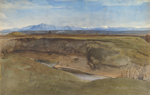 Landskab nær Rom, 1867. af Leopold Venus