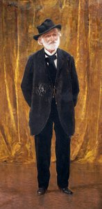 Portræt af Giuseppe Verdi (olie på lærred)