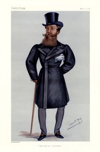 Generalmajor Henry Hope Crealock - portræt stående med stok og top hat