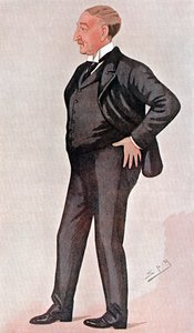 Cecil Rhodes, britisk-født sydafrikaner, finansmand, statsmand og imperiumbygger, 1891 af Leslie Matthew Ward