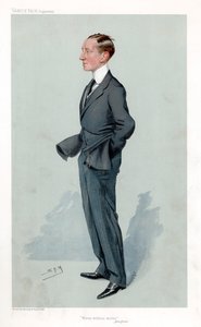 Guglielmo Marconi, italiensk fysiker og opfinder og pioner inden for trådløs telegrafi af Leslie Matthew Ward
