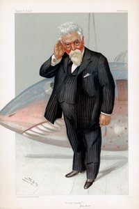 Hiram Stevens Maxim, amerikanskfødt britisk opfinder og ingeniør, 1904 af Leslie Matthew Ward