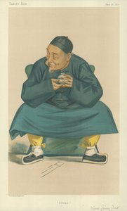 Hans Excellence Kuo Sun Tao, Kina, 16. juni 1877, tegneserie af Vanity Fair af Leslie Matthew Ward