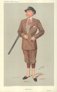 Lord John Savile, Rufford Abbey, 15. april 1908, Vanity Fair tegnefilm af Leslie Matthew Ward
