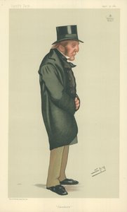 Lord Tollemache, Cheshire, 30. april 1881, tegneserie af Vanity Fair af Leslie Matthew Ward