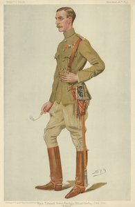 Major Edward James Montagu Stuart-Wortley, Eddie, 26. oktober 1899, Vanity Fair tegnefilm af Leslie Matthew Ward