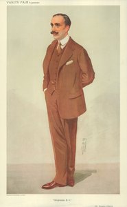 Douglas Vickers, Brightside DV, 30. december 1909, Vanity Fair-tegneserie af Leslie Matthew Ward
