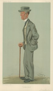 Mr Edward Weatherby, The match-book, 17. oktober 1901, Vanity Fair tegneserie af Leslie Matthew Ward
