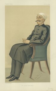 Nawab Sir Salar Jung, An Indian Statesman, 14. oktober 1876, Vanity Fair tegneserie af Leslie Matthew Ward