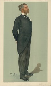 Sir Edgar Vincent, Eastern Finance, 20. april 1899, Vanity Fair tegneserie af Leslie Matthew Ward