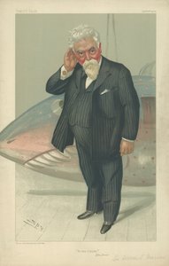 Sir Hiram Stevens Maxim af Leslie Matthew Ward