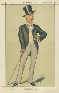 Sir Richard Wallace, The Hertford Property, 29. november 1873, Vanity Fair-tegneserie af Leslie Matthew Ward