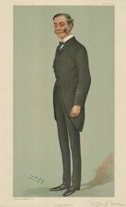Sir Thomas Henry Sanderson, Foreign Affairs, 10. november 1898, Vanity Fair tegneserie af Leslie Matthew Ward