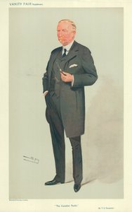 Sir Thomas Shaughnessy, The Canadian Pacific, 26. august 1908, Vanity Fair tegnefilm af Leslie Matthew Ward