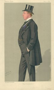 The Hon Humphrey Sturt, East Dorsetshire, 7. maj 1892, Vanity Fair tegnefilm af Leslie Matthew Ward