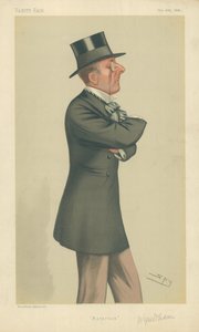 The Hon Percy Scawen Wyndham, Æstetik, 30. oktober 1880, Vanity Fair tegnefilm af Leslie Matthew Ward