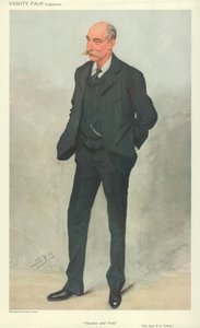 The Hon Robert Garnett Tatlow, Glasgow, 16. juni 1909, Vanity Fair tegnefilm af Leslie Matthew Ward