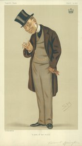 Viscount Torrington, A man of the world, 15. april 1876, Vanity Fair tegneserie af Leslie Matthew Ward