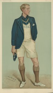 W E Crum, formand for Oxford University Boat Club af Leslie Matthew Ward
