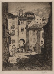 Gade, der fører til Plaza de Zocodover, Toledo