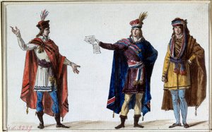 French Revolution: costumes of Republican magistrates. Prints of the brothers Lesueurdani af Lesueur Brothers